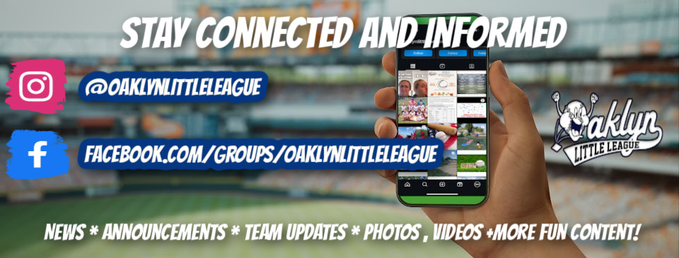 Connect with Oaklyn Little League on Social Media
