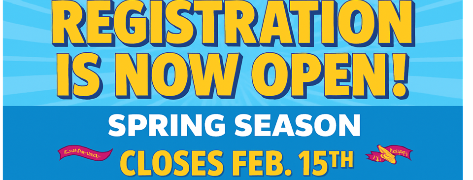 REGISTRATION NOW OPEN